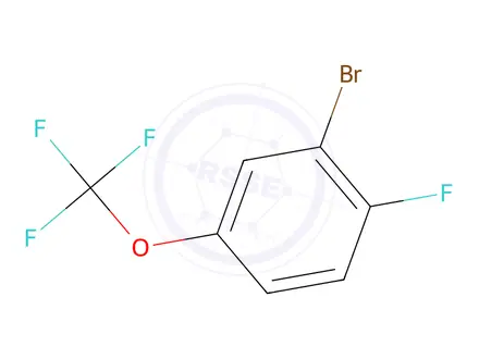 Chemical structure of 2-Bromo-1-fluoro-4-(trifluoromethoxy)benzene