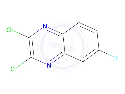 Chemical structure of 2,3-Dichloro-6-fluoroquinoxaline
