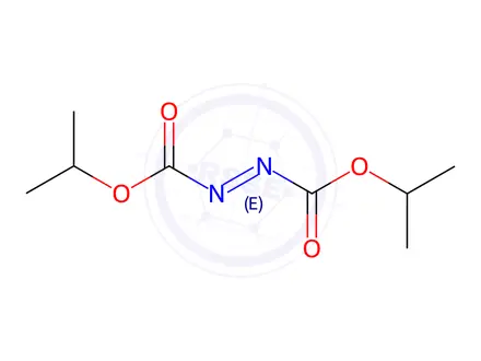 Chemical structure of Diisopropyl Azodicarboxylate