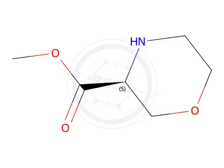 Chemical structure of (S)-Methyl Morpholine-3-carboxylate