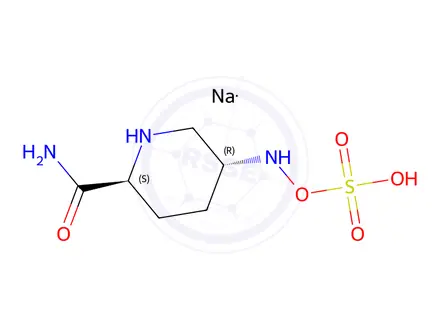 Chemical structure of Descarbonyl Avibactam Sodium Salt