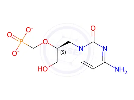 Chemical structure of Cidofovir Disodium Salt