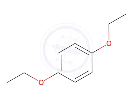Chemical structure of 1,4-Diethoxybenzene