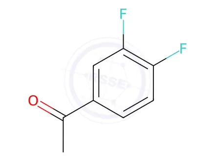 Chemical structure of 1-(3,4-Difluorophenyl)ethanone