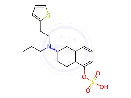Chemical structure of Rotigotine Sulfate sodium