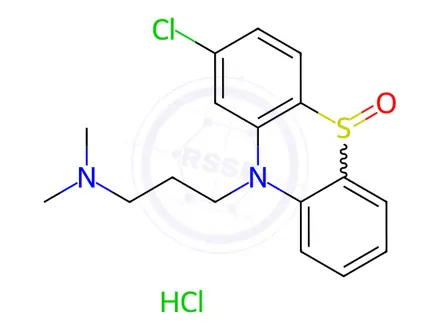 Chemical structure of Chlorpromazine EP Impurity A HCl