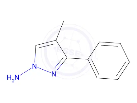 Chemical structure of 4-Methyl-3-phenyl-1H-pyrazol-1-amine