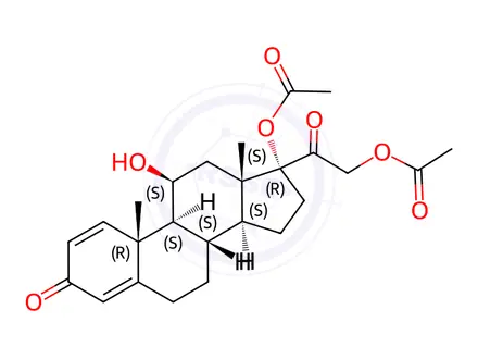 Chemical structure of Prednisolone Impurity 165