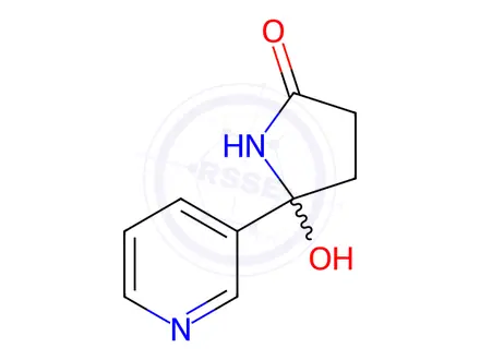 Chemical structure of 5-Hydroxynorcotinine