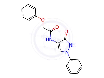 Chemical structure of N-(3-Oxo-1-phenyl-2,3-dihydro-1H-pyrazol-4-yl)-2-phenoxyacetamide