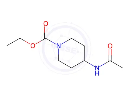 Chemical structure of Ethyl 4-Acetamidopiperidine-1-carboxylate