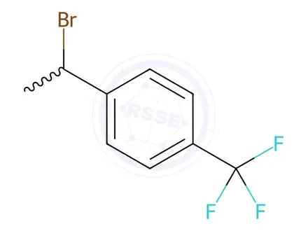 Chemical structure of 1-(1-Bromoethyl)-4-(trifluoromethyl)benzene