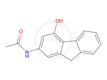 Chemical structure of N-(4-Hydroxy-9H-fluoren-2-yl)acetamide