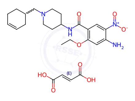 Chemical structure of Cinitapride Fumarate