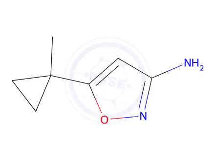 Chemical structure of 5-(1-Methylcyclopropyl)isoxazol-3-amine