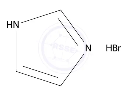 Chemical structure of Imidazole Hydrobromide (Low water content)