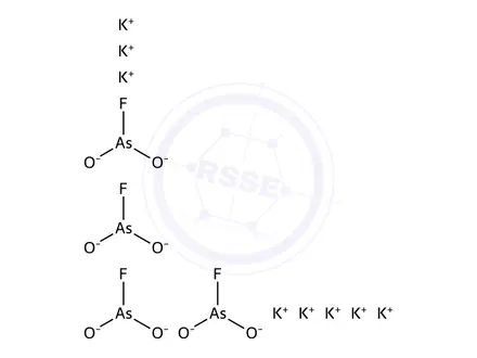 Chemical structure of POTASSIUM TETRAFLUOROARSENITE