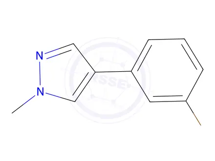Chemical structure of 4-(3-Bromophenyl)-1-methyl-1h-pyrazole