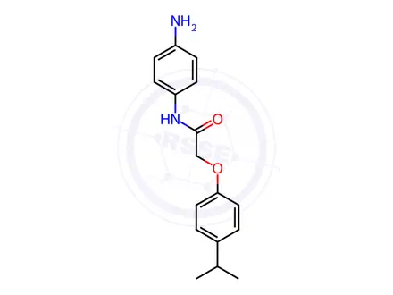 Chemical structure of N-(4-Aminophenyl)-2-(4-isopropylphenoxy)acetamide