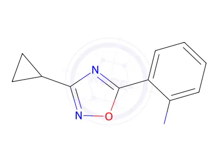 Chemical structure of 2-(3-Cyclopropyl-1,2,4-oxadiazol-5-yl)aniline