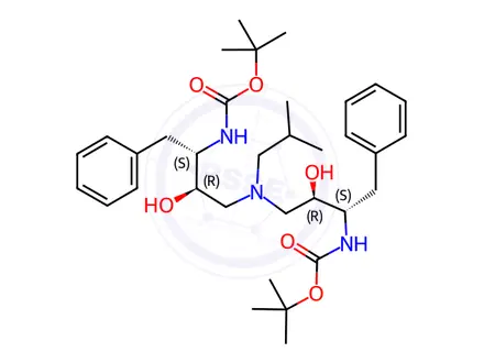 Chemical structure of Darunavir Dimer Impurity