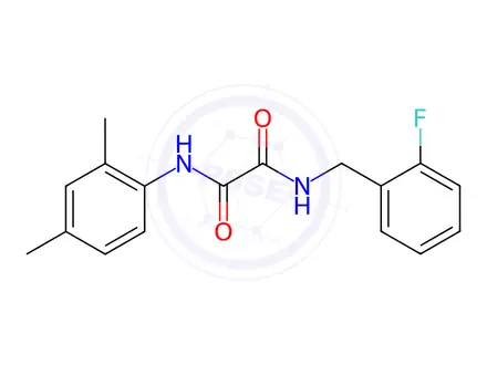 Chemical structure of N1-(2,4-Dimethylphenyl)-N2-(2-fluorobenzyl)oxalamide