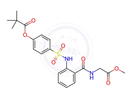 Chemical structure of Sivelestat Impurity 6