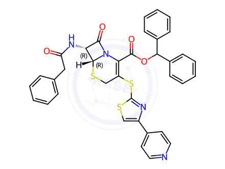 Chemical structure of Ceftaroline Impurity 6