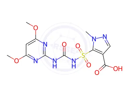 Chemical structure of Pyrazosulfuron