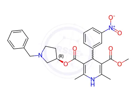 Chemical structure of (R,R)Barnidipine Enantiomer