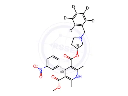 Chemical structure of Barnidipine D5