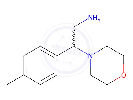 Chemical structure of 2-Morpholin-4-yl-2-p-tolyl-ethylamine