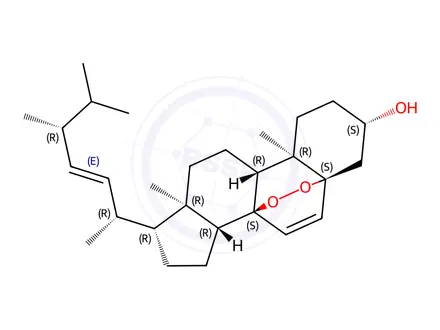 Chemical structure of Ergosterol Peroxide