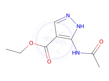 Chemical structure of Ethyl 3-acetamido-1H-pyrazole-4-carboxylate