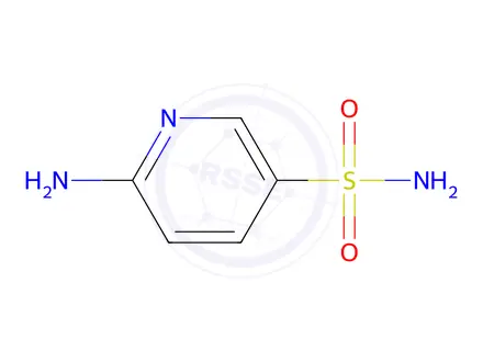 Chemical structure of 6-Aminopyridine-3-sulfonamide