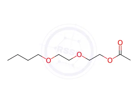 Chemical structure of Diethylene Glycol Monobutyl Ether acetate