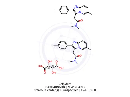Chemical structure of Zolpidem