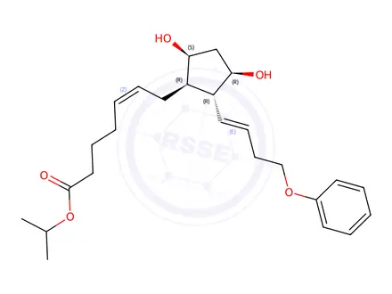 Chemical structure of Tafluprost Impurity 12
