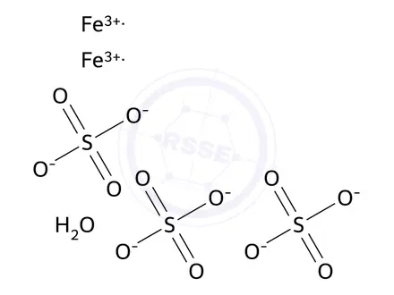 Chemical structure of Iron(III) sulphate Ph. Eur.