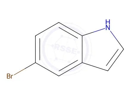 Chemical structure of 5-bromoindole