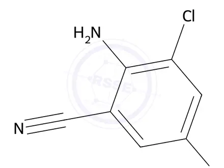 Chemical structure of 2,5-Diamino-3-chlorobenzonitrile