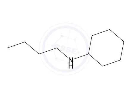 Chemical structure of N-butylcyclohexanamine