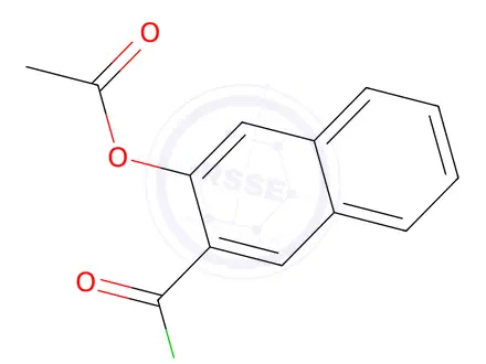 Chemical structure of 3-(Acetyloxy)-2-naphthalenecarbonyl Chloride