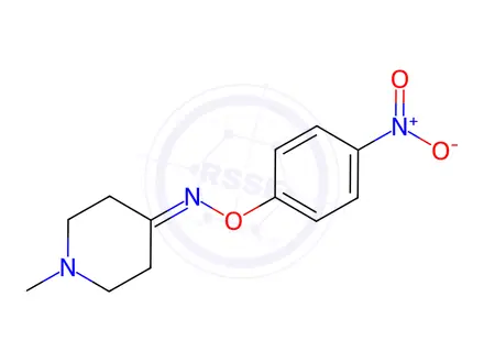 Chemical structure of 1-METHYLPIPERIDIN-4-ONE 4-NITROPHENYL OXIME