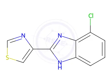 Chemical structure of 4-chloro Tiabendazole