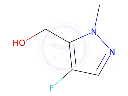 Chemical structure of (4-Fluoro-1-methyl-1H-pyrazol-5-yl)methanol