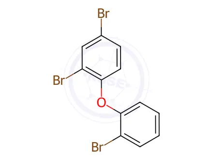Chemical structure of PBDE 17