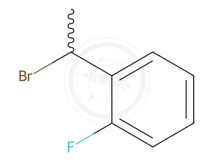 Chemical structure of 1-(1-Bromoethyl)-2-fluorobenzene