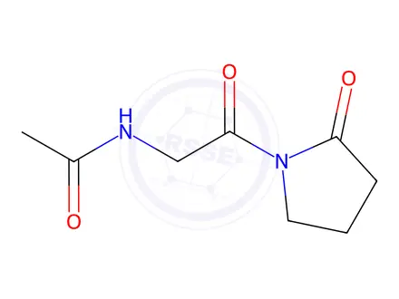 Chemical structure of N-(2-Oxo-2-(2-oxopyrrolidin-1-yl)ethyl)acetamide