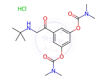 Chemical structure of Bambuterol Hydrochloride EP Impurity F (HCl Salt)